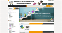Desktop Screenshot of bendensatilik.com